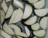 茄子と厚揚げの味噌炒め作り方1写真
