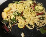 香川県・小豆島の旬野菜ペペロンチーノ作り方9写真