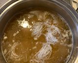 残った焼売活用、サンラータン風スープ作り方2写真