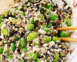 栄養満点☆枝豆とひじきと豆腐のサラダ作り方3写真