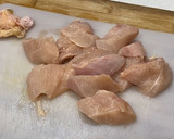 簡単&柔らか☆鶏むね肉のしょうが焼き作り方1写真