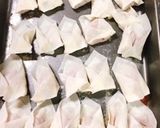 和だしと中華ダレで食べる冷やしワンタン作り方2写真