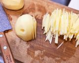 千切りポテトのハムチーズパンケーキ作り方1写真