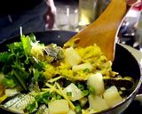 秋刀魚のパエリア風炊き込みご飯作り方5写真