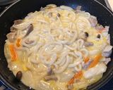 ☆我が家のホワイトソースうどん☆作り方5写真