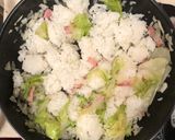 にんにく香るベーコンレタスチャーハン作り方4写真