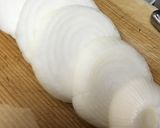 新玉ねぎとベーコンのバター焼き作り方1写真