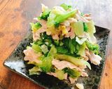 豚しゃぶとレタスの塩麹和え作り方10写真