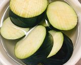 米茄子のバターニンニク醤油ステーキ作り方3写真