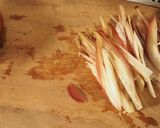 簡単♩オクラと茗荷の麺つゆ和え作り方1写真