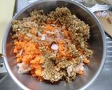 トリ胸肉のミンチ揚げ作り方2写真