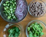 そら豆と豚ひき肉のアジアンマリネ作り方5写真