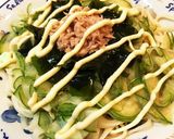 美味い！摘果メロンで冷やしサラダうどん作り方5写真