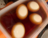 豚の旨味で美味しい煮卵作り方4写真