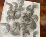 エビとチンゲンサイのオイスター炒め作り方1写真