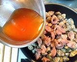 アサリと砂肝、野菜の酒蒸し作り方5写真