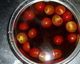 ヘルシー！ゴーヤとミニトマトの温玉素麺！作り方5写真