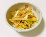 ピリ辛ねぎもやし作り方3写真