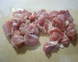 鶏肉とキャベツの味噌レンジ蒸し作り方1写真
