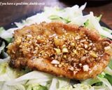 豚肉のねぎ醤油だれ（油淋鶏風）作り方5写真