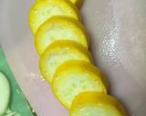ズッキーニの☆アンチョビピザ風焼き！❤︎作り方1写真