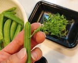 【副菜】スナップえんどうのソテー作り方1写真