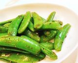 【副菜】スナップえんどうのソテー作り方4写真