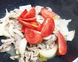 豚肉とトマトの甘酢炒め作り方4写真