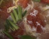 卵とトマトスープ　中華　作り方5写真