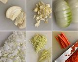 茄子入りミートソースの スパゲティー作り方2写真
