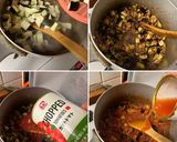 茄子入りミートソースの スパゲティー作り方7写真