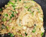 挽肉と野菜でガチお好み焼き作り方7写真