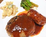 おうちで簡単☆ふわふわハンバーグ作り方10写真