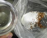 袋de振ってダルゴナコーヒー。(笑)作り方4写真