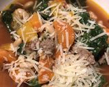 イタリアン ソーセージ スープ作り方5写真
