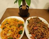 1つで2度おいしい！やきそば&ナポリタン作り方7写真
