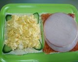 カフェ風☆ハムきゅうり玉子のサンドイッチ作り方6写真