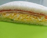 カフェ風☆ハムきゅうり玉子のサンドイッチ作り方7写真
