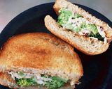 サラダチキンとブロッコリーのサンドイッチ作り方6写真