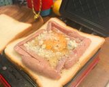 中トロトロ卵ホットサンド作り方4写真