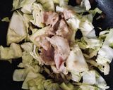 キャベツと豚肉の青唐醤油炒め作り方5写真