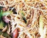 きのこと小松菜のパスタ作り方5写真