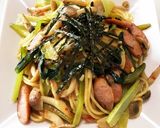 きのこと小松菜のパスタ作り方6写真