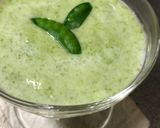 絹さやの冷たいスープ作り方9写真