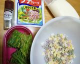 山のアスパラ★シオデのマカロニサラダ作り方3写真