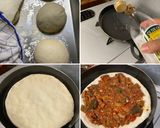 茄子入りミートソースピッツァ作り方2写真