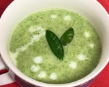 絹さやの冷たいスープ作り方10写真