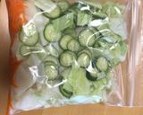 簡単！ヘルシー！4種類の野菜で梅和え作り方5写真