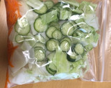 簡単！ヘルシー！4種類の野菜で梅和え作り方5写真