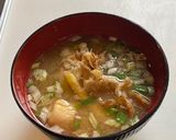 旨味たっぷり！お味噌汁に天ぷら！作り方3写真